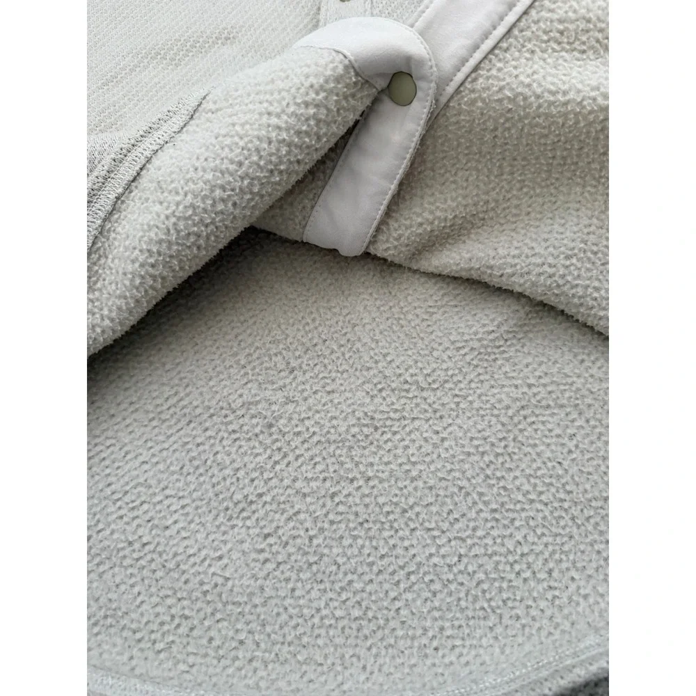 Stio Notion Stretch Knit Shirt - Men's Small Oatmel Heather Fleece